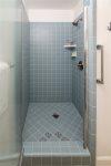 The hall bathroom is adjacent to the 2nd bedroom and has a shower/tub combo.